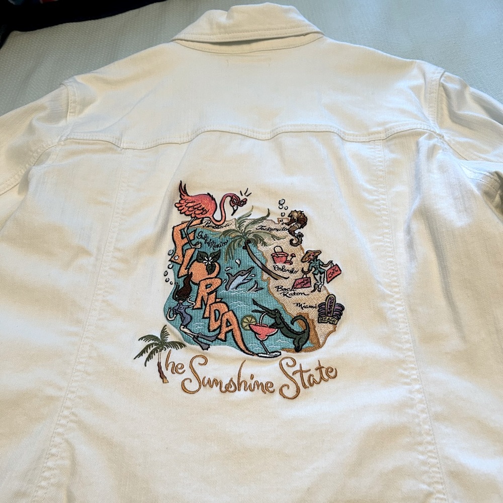 Coldwater Creek Jean Jacket Florida Design